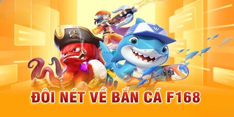 Giao diện đại dương rực rỡ trong game Bắn cá F168BET